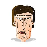 cartoon angry face N7
