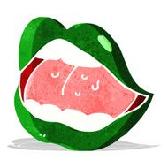 cartoon halloween mouth N5