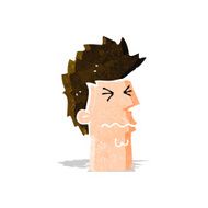 cartoon stressed out face N3