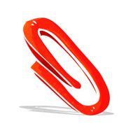 cartoon paperclip N7