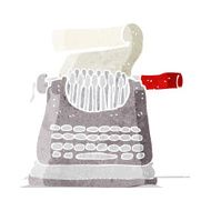 Cartoon Typewriter N3