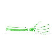 cartoon skeleton hand N5
