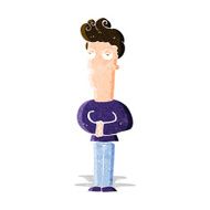 cartoon jaded man N5