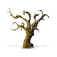 cartoon winter tree N3