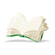 Cartoon Open Book N6