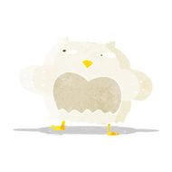 cartoon suspicious owl N3