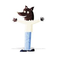 Cartoon Werewolf N18