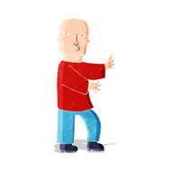 cartoon tough man N6