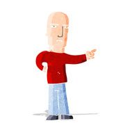 cartoon tough guy pointing N3