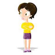 cartoon pretty woman N69