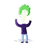 cartoon vampire man N31