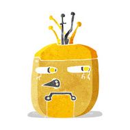 cartoon robot head N26