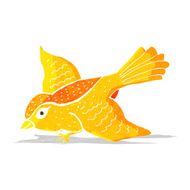 cartoon flying bird N12