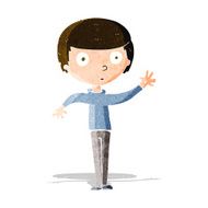 cartoon staring boy N7