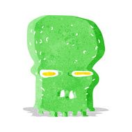 cartoon spooky skull N55