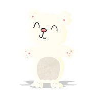 cartoon cute polar bear cub N3