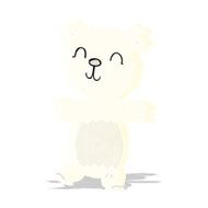 cartoon cute polar bear cub N4