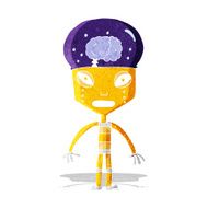 cartoon weird robot N4