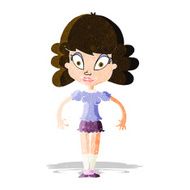 cartoon pretty woman N70