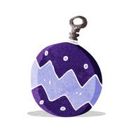 Cartoon Christmas Bauble N73