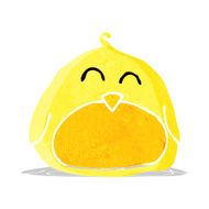 funny cartoon bird N62