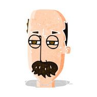 cartoon annoyed old man N16