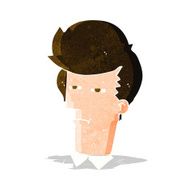 cartoon man with narrowed eyes N3