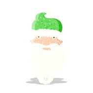 cartoon grim santa face N3