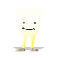 cartoon yellowing tooth N2
