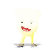cartoon tooth looking smug N4