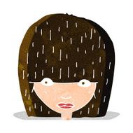 cartoon staring woman N9