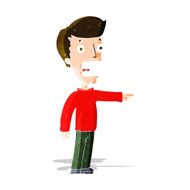 cartoon terrified man N95