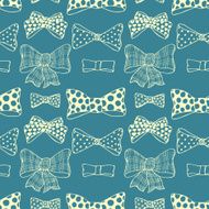 Set of bows hand drawn N4