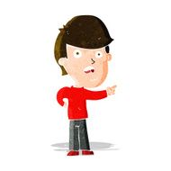 cartoon shocked man pointing N5