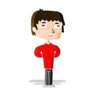 cartoon unhappy man N6