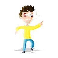 cartoon man with popping out eyes N8