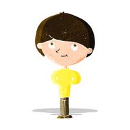 cartoon happy boy N69
