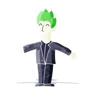 cartoon happy vampire N11