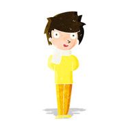 cartoon friendly man N11
