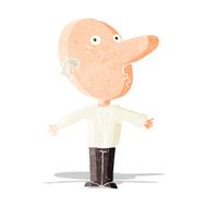 cartoon confused middle aged man N3