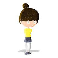 cartoon woman staring N7
