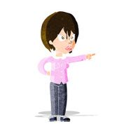 cartoon woman accusing N15
