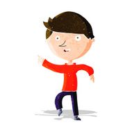cartoon happy pointing N3