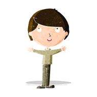 cartoon happy boy N71