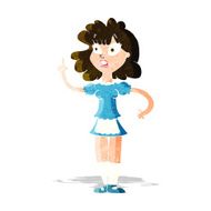 cartoon worried maid N3