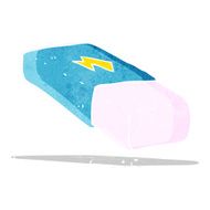 Cartoon Pencil Eraser N4
