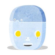 cartoon robot head N27