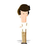 cartoon annoyed man N23