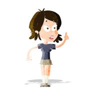 cartoon woman asking question N63