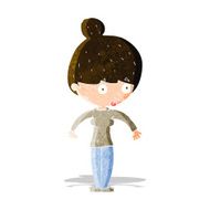 cartoon woman staring N8